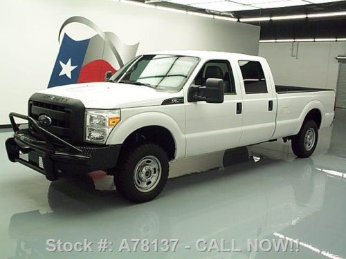 2012 ford f-250 crew cab 4x4 long bed bedliner 78k mi! texas direct auto