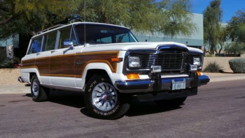 1984 jeep grand wagoneer limited, 4x4, 360ci v8, leather, a/c, restored!