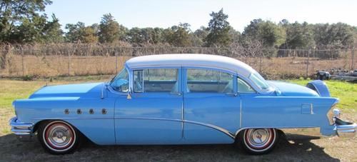 1955 buick model roadmaster, rare factory ac car. featured cover buick magazine