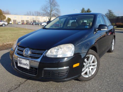 Vw jetta tdi 5-speed manual transmission pck 2 heated leather diesel no reserve