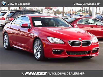 2013 bmw 640i gran coupe 4,268 miles m sport package heated seats rear camera