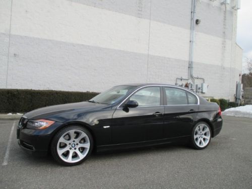 07 bmw 335i sport package black low miles clean fax leather moonroof heated seat