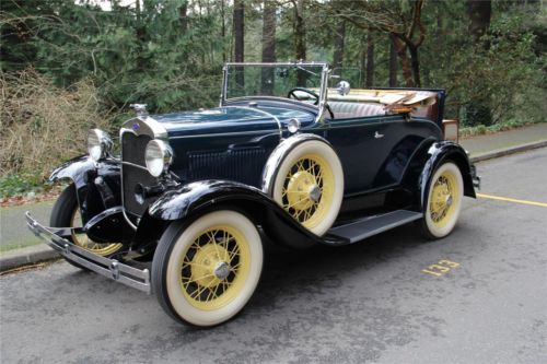 1930 ford model a roadster - restored - excellent. see video