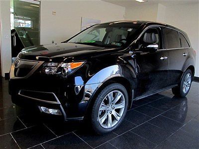 2011 acura mdx awd advance package, navigation