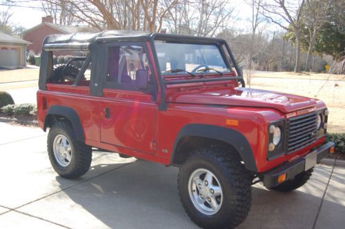 1994 land rover defender 90 soft top  &#034; very clean &#034;