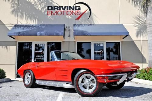 1964 chevy corvette convertible! red/black! low miles!!
