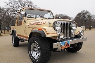 Jeep scrambler, 42,000 miles survivor, factory paint, not restored, a/c, clean!