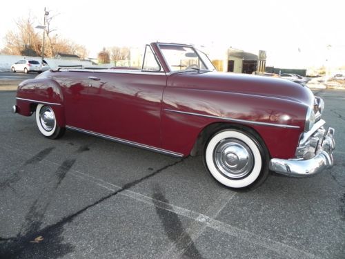 &#039;51 plymouth cranbrook convertible. only 20,732 miles. power top. nice car!