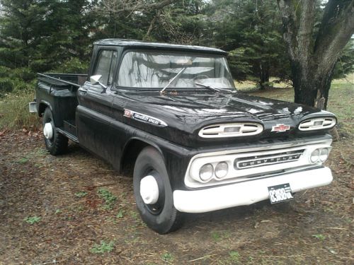 1961 chevrolet apache chevy 1 ton stepside truck 2x4