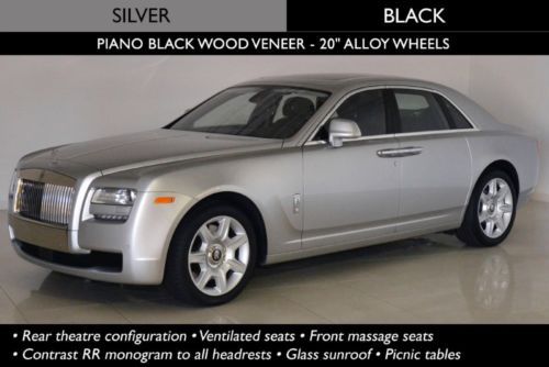 1-owner; orig msrp $309,255; silver / black; rear theatre; rear individual seats