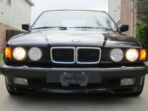 Classic 1992 bmw 750il - 188 miles, fully loaded, clean title, and a collectible