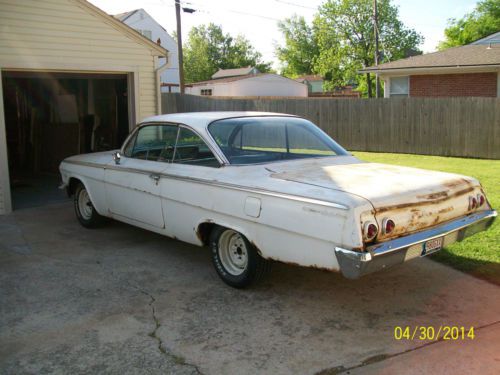 1962 chevrolet bel air sport coupe aka bubbletop 327 automatic
