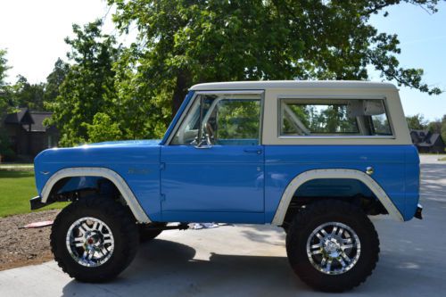 1976 ford bronco ranger - absolutely beautiful, full frame off restoration!!!!