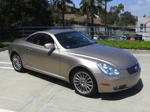 2002 lexus sc430 sport convertible 2-door 4.3l fully loaded, low miles one owns