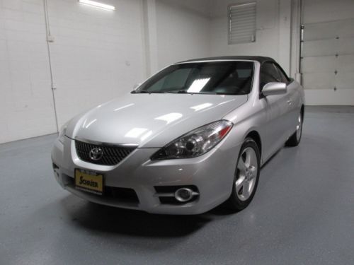 08 toyota camry solara sle convertible 6 cylinder heated leather seats