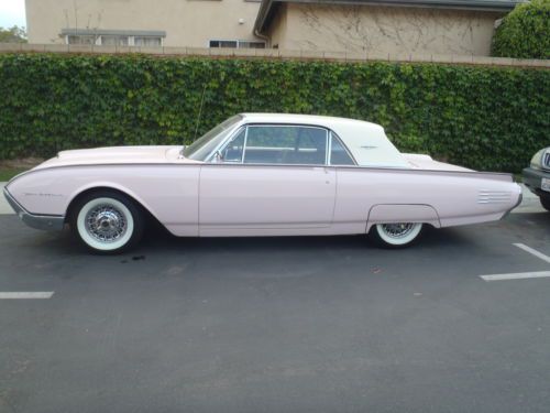 Classic 1961 pink thunderbird
