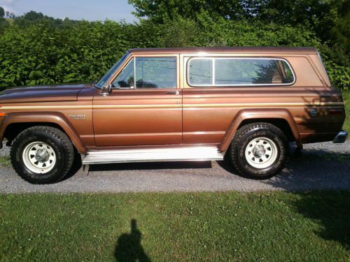 Vintage 1980 jeep cherokee 2door 258 6 cylinder - wagoneer sport xj wrangler etc