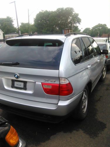 2001 bmw x5 silver and black int