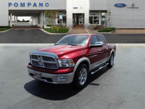 2011 pickup truck used v8 hemi 5.7l 5-spd automatic 2wd leather red