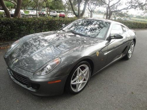 2007 ferrari 599 gtb grigio scuro  with black interior  loaded