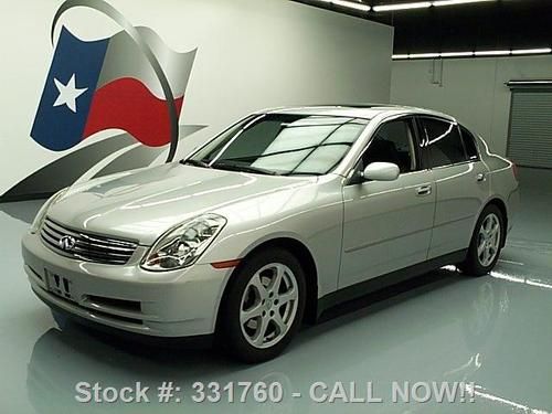 2003 infiniti g35 leather sunroof cd audio xenons 57k texas direct auto