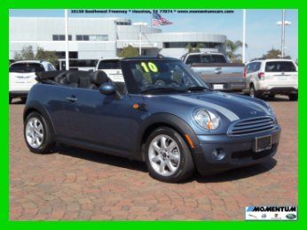 2010 mini cooper convertible only 11k miles*leather*1owner clean carfax