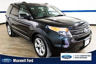13 ford explorer fwd 4dr limited with leather ford certified pre owned