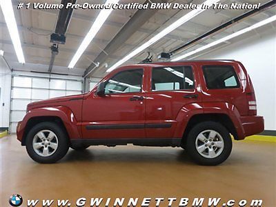 Rwd 4dr sport low miles suv automatic gasoline 3.7l v6 cyl inferno red crystal p