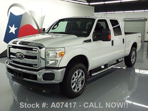 2011 ford f250 crew fx4 4x4 leather side steps 20&#039;s 59k texas direct auto
