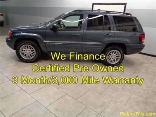 03 grand cherokee limited rwd v8 leather sunroof certified warranty we finance