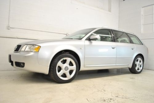 Wagon leather quattro all wheel drive moonroof heated powered seats clean