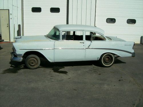 1956 chevrolet 210 2 door sedan no reserve