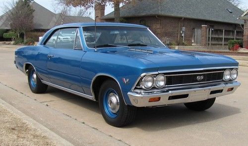 Purchase New 1966 Chevelle Ss Marina Blue W Black Interior 4