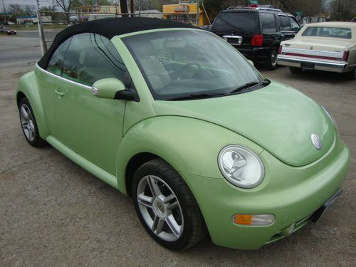 2005 volkswagen new beetle automatic turbo leather convertible clean title