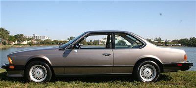 L6 6 series flagship of the fleet in 1987 ! v8 coupe ! low miles 2 dr gasoline 3