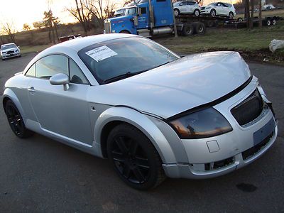 Audi tt qtro awd salvage rebuildable repairable wrecked project damaged ez fixer