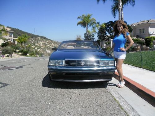 1993 cadillac allante convertible - northstar - perfect carfax - 46,379 miles