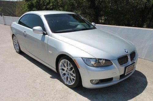 10 328i convertible 15k miles silver black leather automatic we finance texas