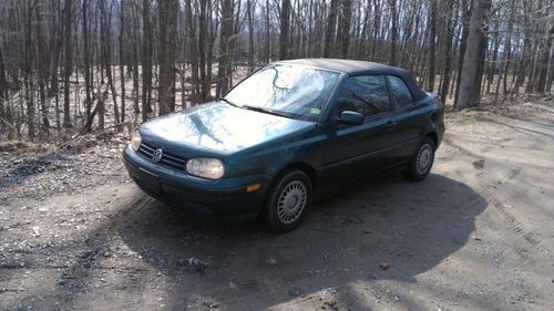 1999 volkswagen cabrio base convertible 2-door 2.0l