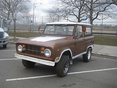 1967 ford bronco runs and drives needs restoration
