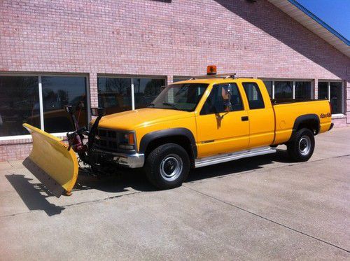Delivery available snow plow truck 1999 chevy silverado 2500 4wd 4x4