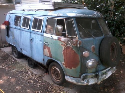 1965 vw bus with rare pop top from mt olive camper co.