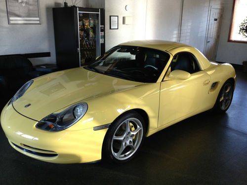 1999 porsche boxster pastel yellow, hard top, $1000's in upgrades and receipts
