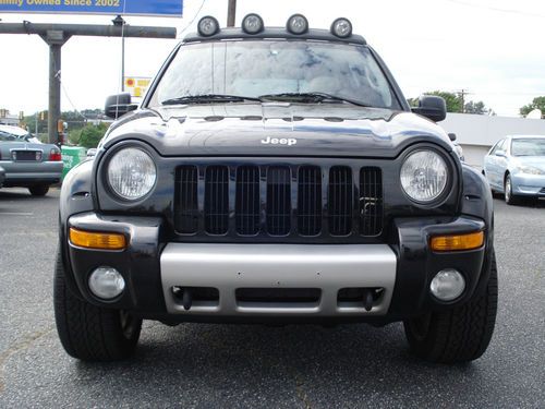 2004 jeep liberty renegade sport utility 4-door 3.7l 4x4 light bar &amp; sunroof