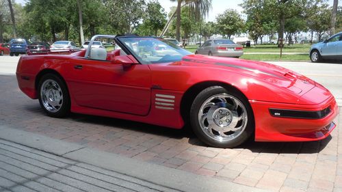 Custom 1992 powerful supercharged red corvette lt1-ss - no reserve!!