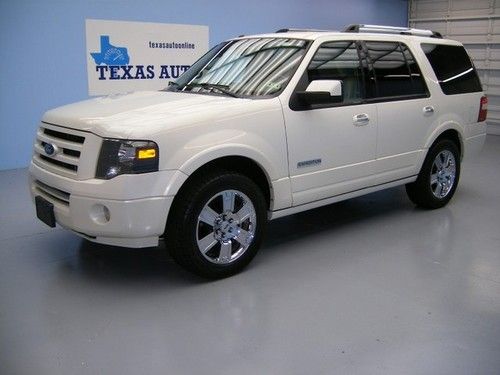We finance!!! 2008 ford expedition limited auto wood 3rd row power gate 6 cd!