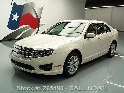 2012 ford fusion sel 3.0l v6 leather alloy wheels 31k texas direct auto