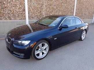 2008 bmw 335i hard top convertible-low miles-carfax certified