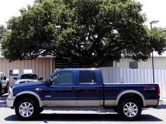 2006 blue king ranch fx4 6.0l v8 4x4 heated leather 6-disc keyless entry cruise