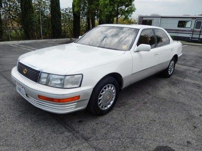 1991 lexus ls400 all original calif car rare full spec car  start $2999 no resv